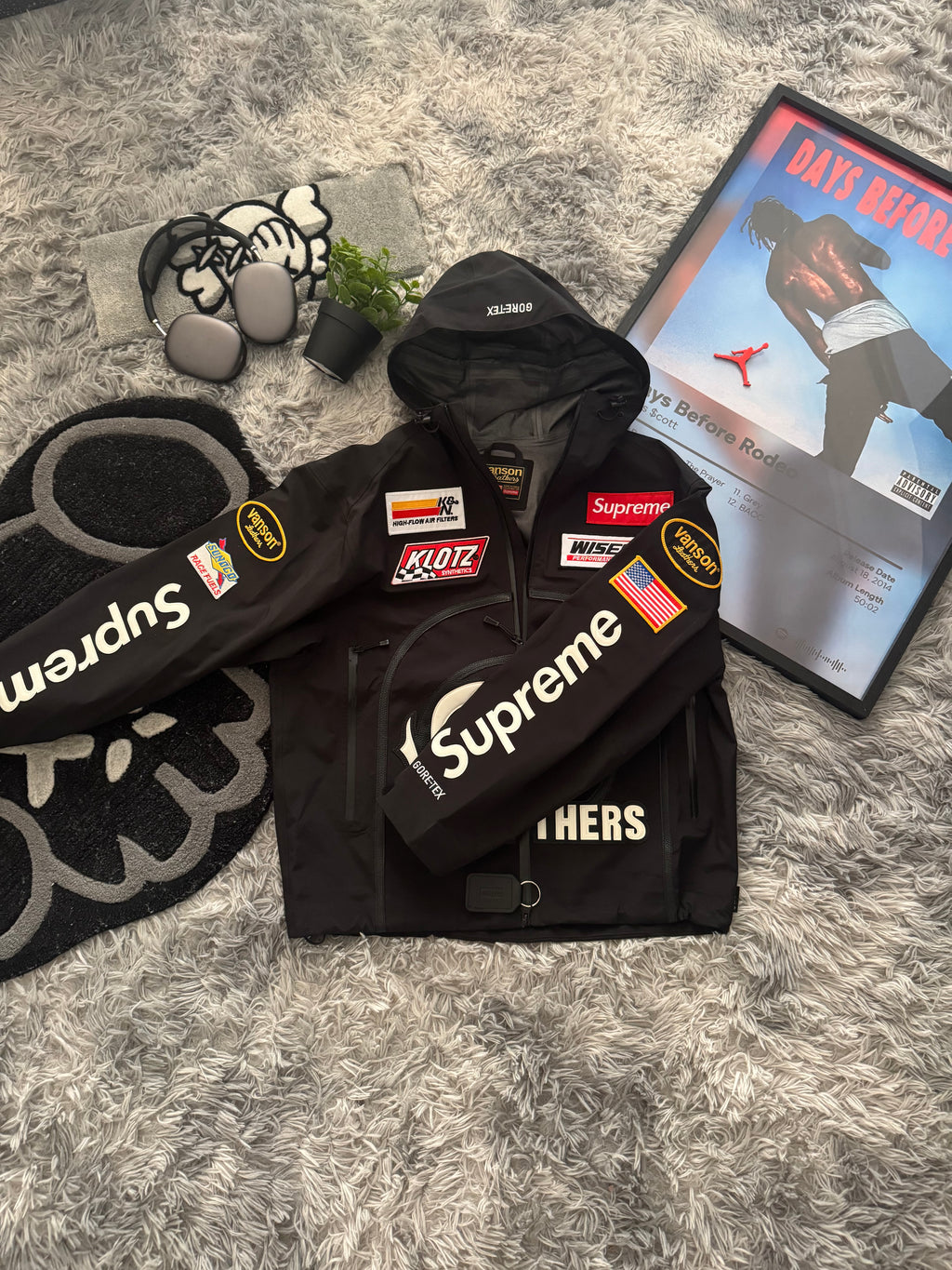 Veste Streetwear Noir-Edition Racing Premium⌚️