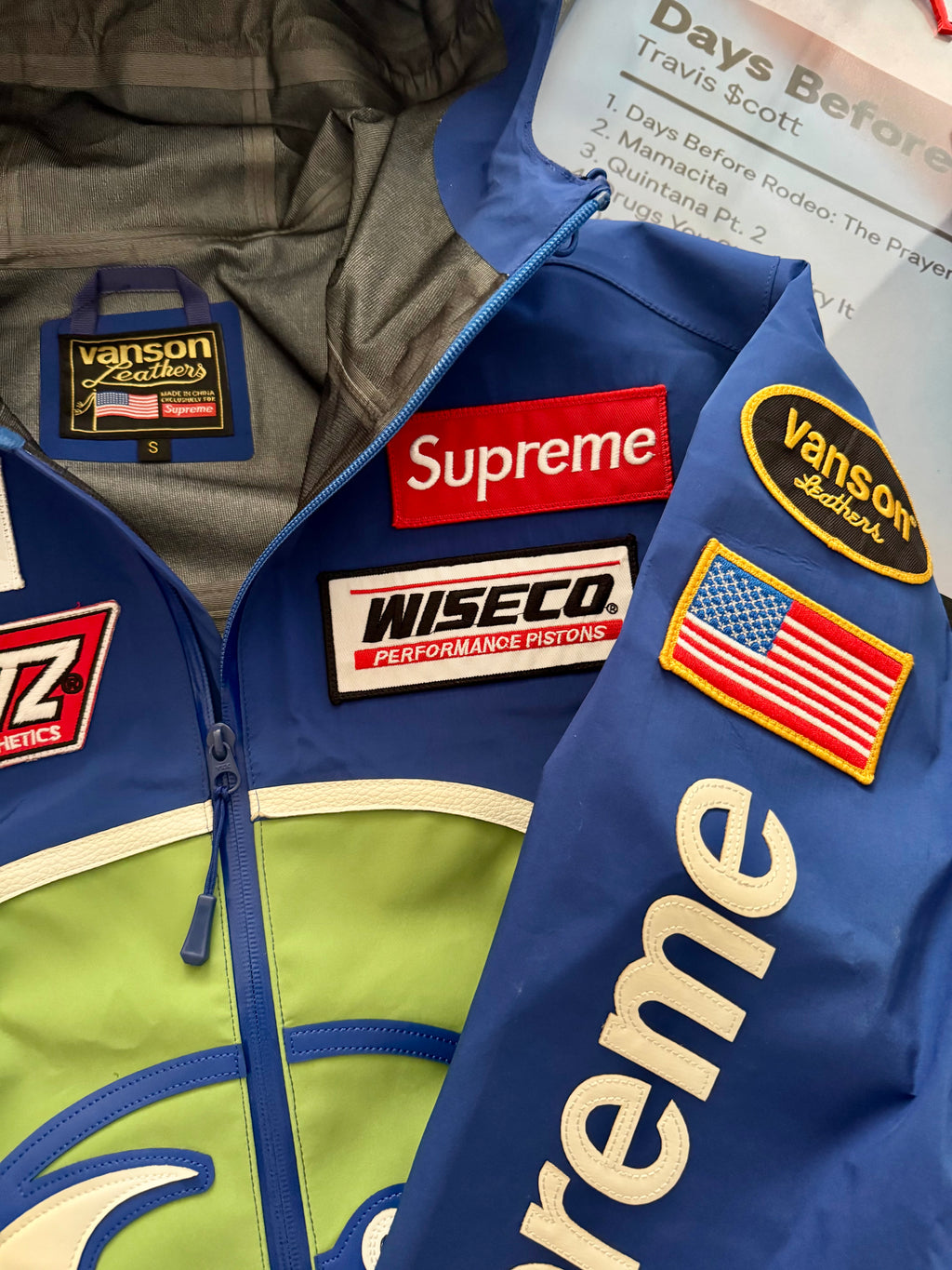 Veste Streetwear Bleu – Edition Racing Premium🌀