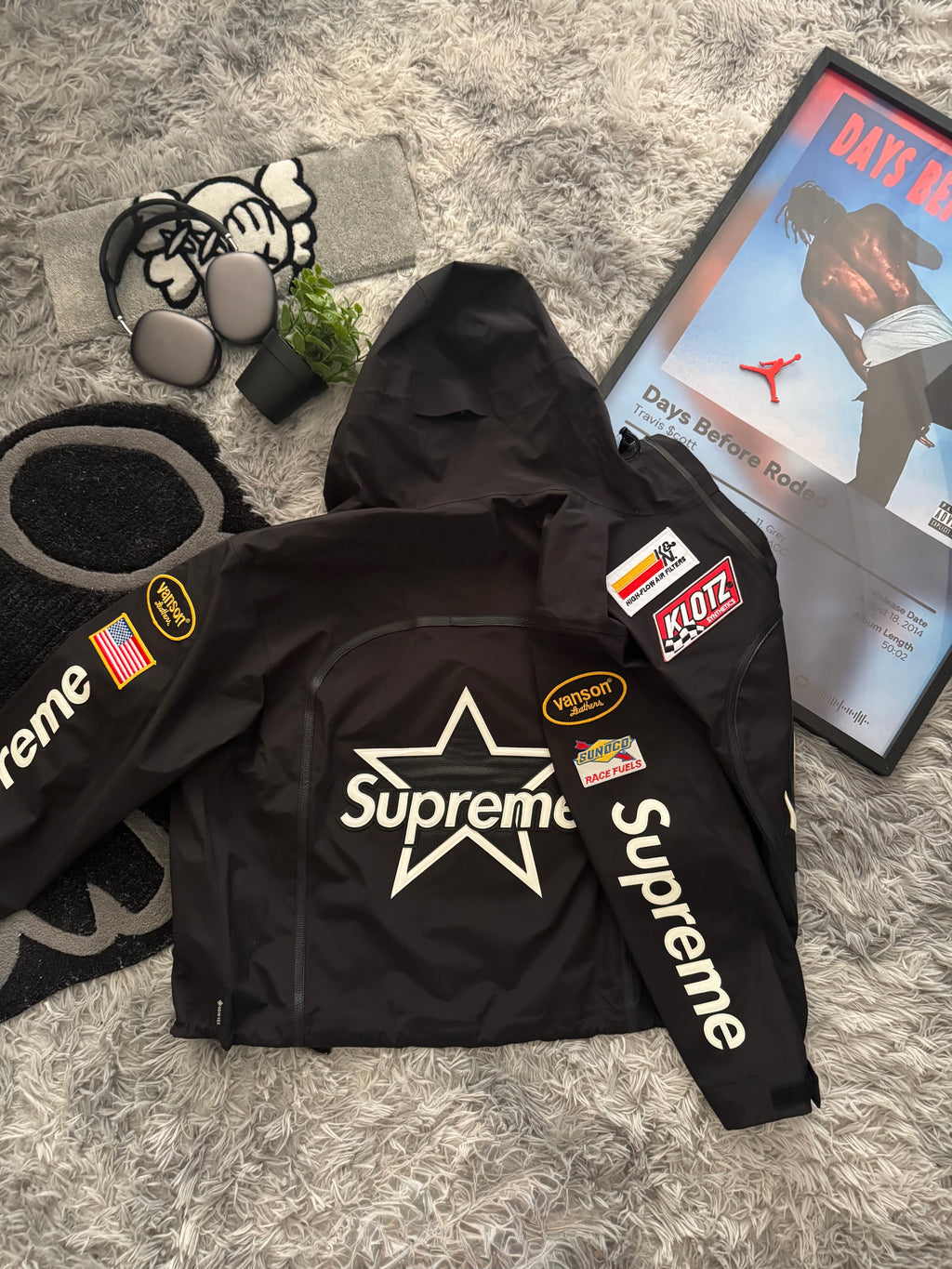 Veste Streetwear Noir-Edition Racing Premium⌚️