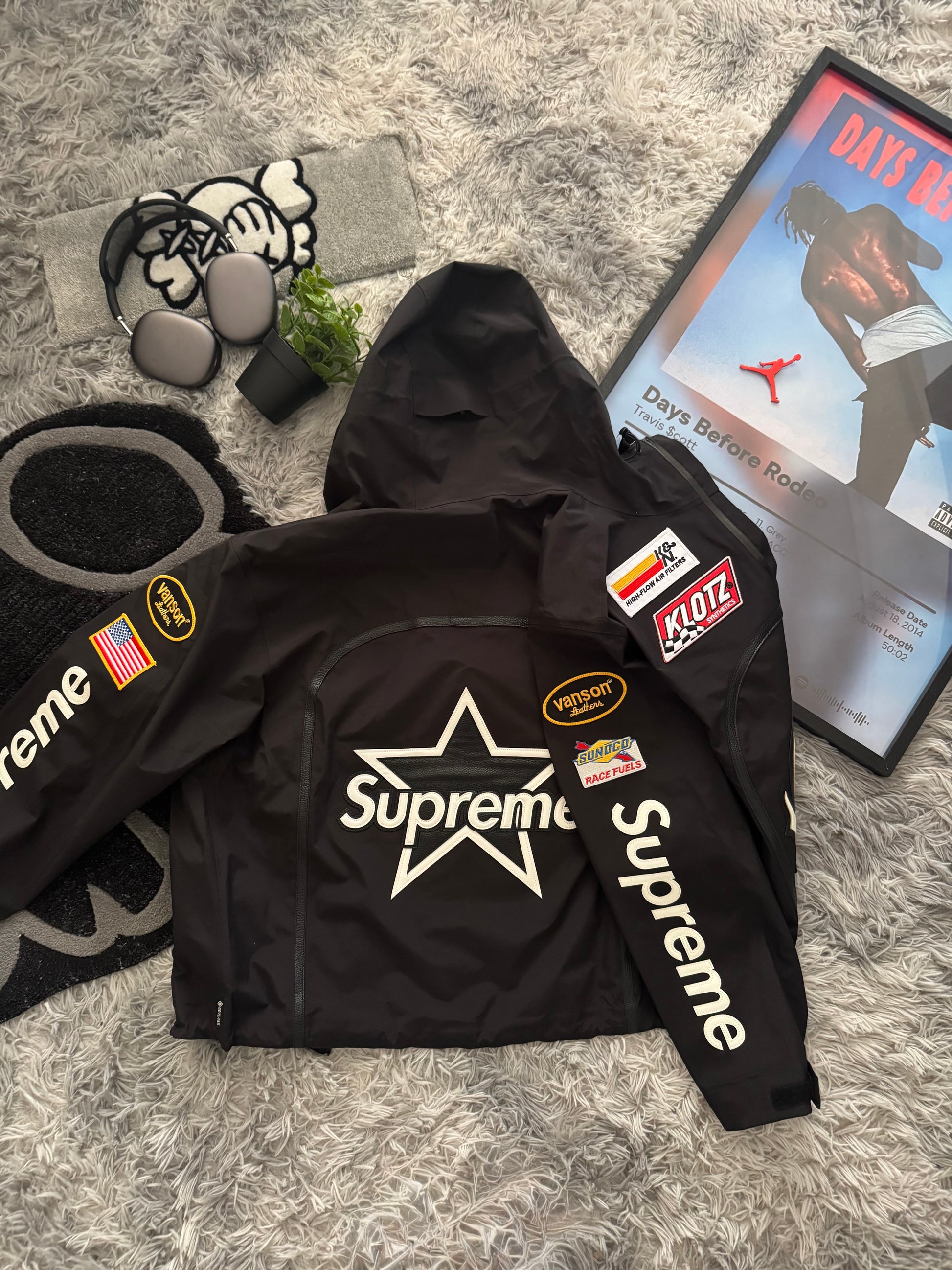 Veste Streetwear Noir-Edition Racing Premium⌚️