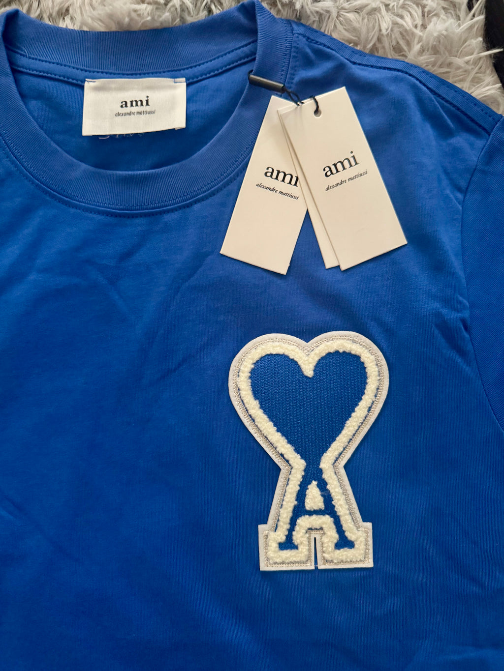 T-Shirt Cœur Premium Bleu 💙