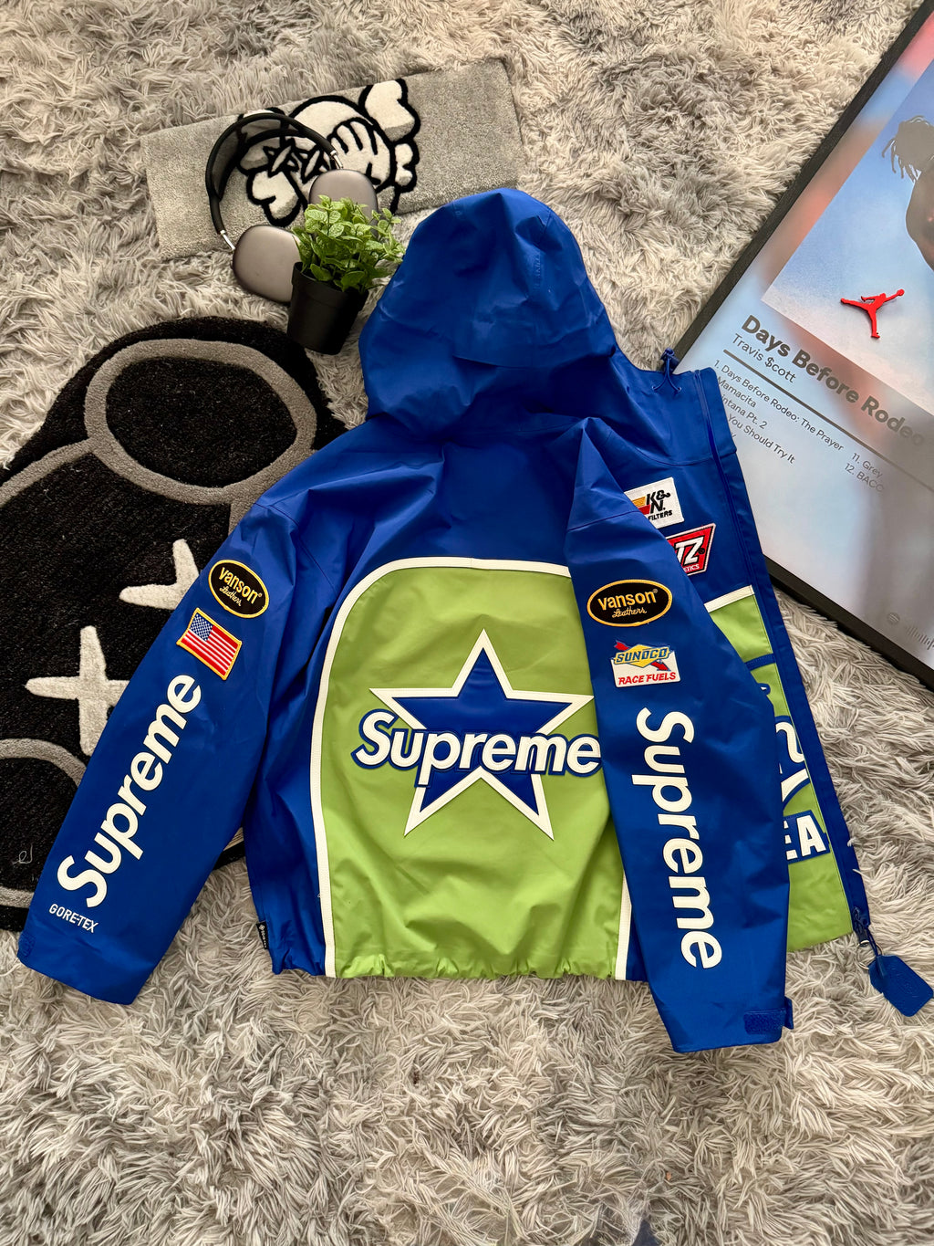 Veste Streetwear Bleu – Edition Racing Premium🌀