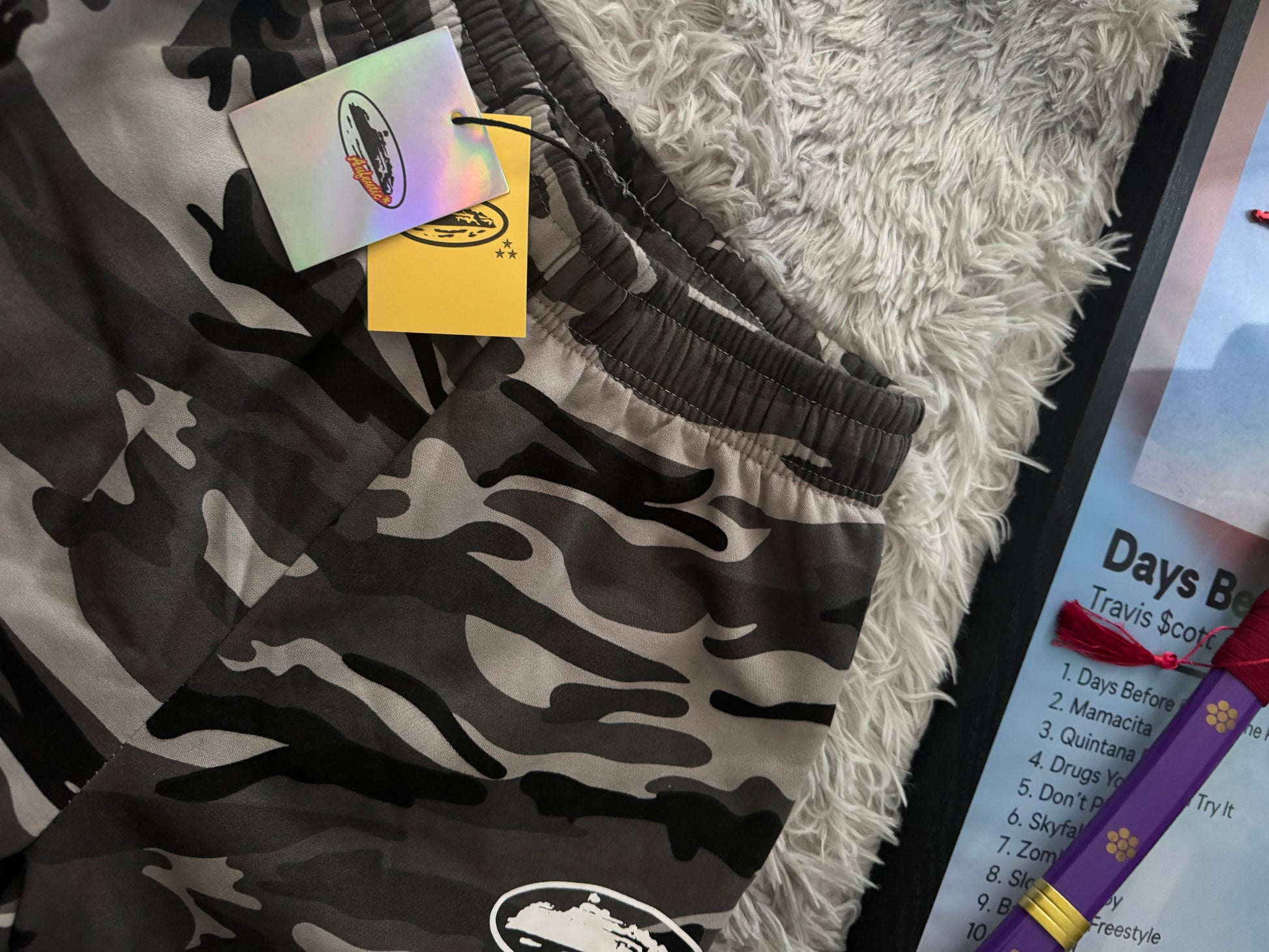 Short Camo Gris Streetwear🪖