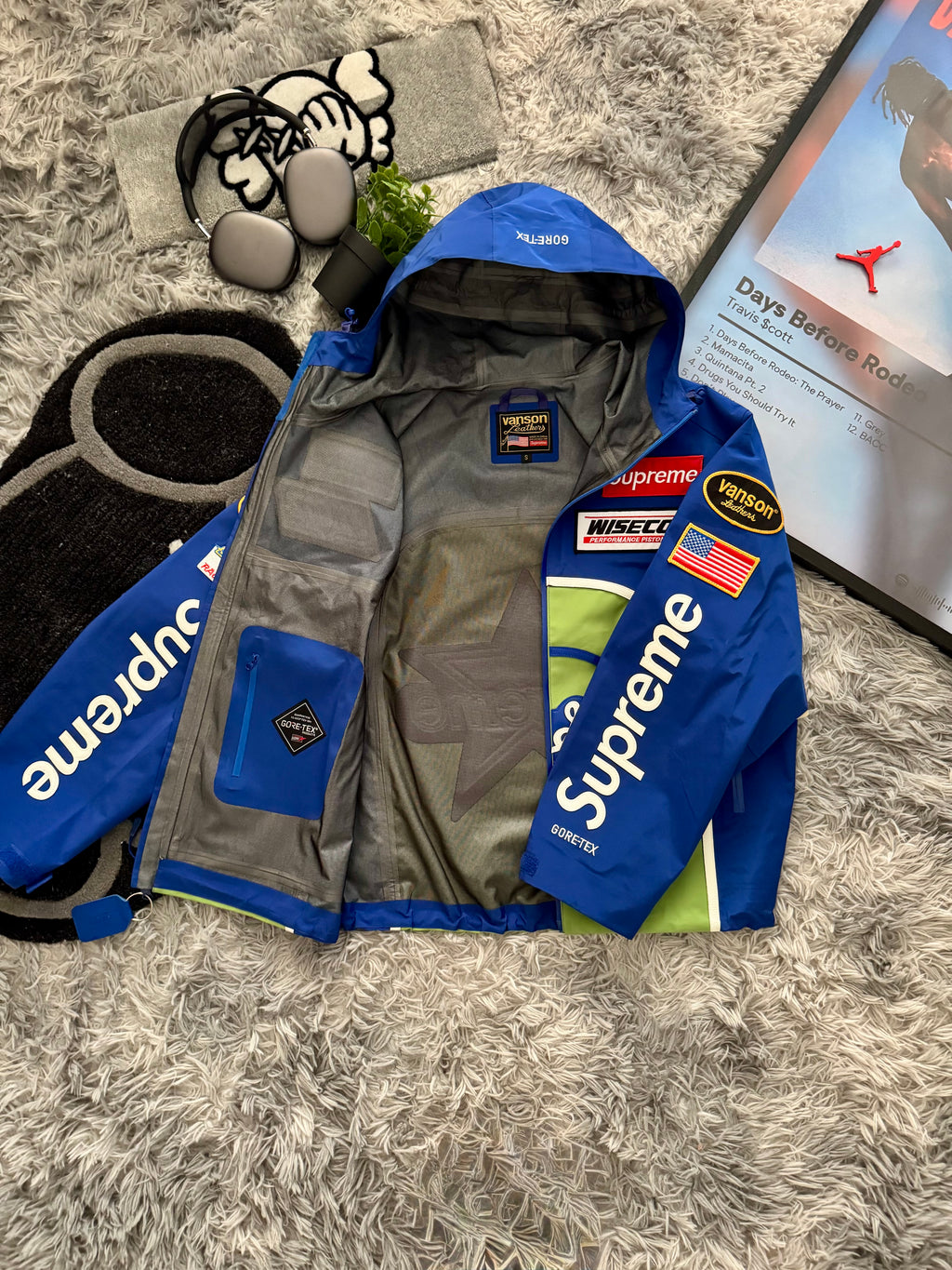 Veste Streetwear Bleu – Edition Racing Premium🌀