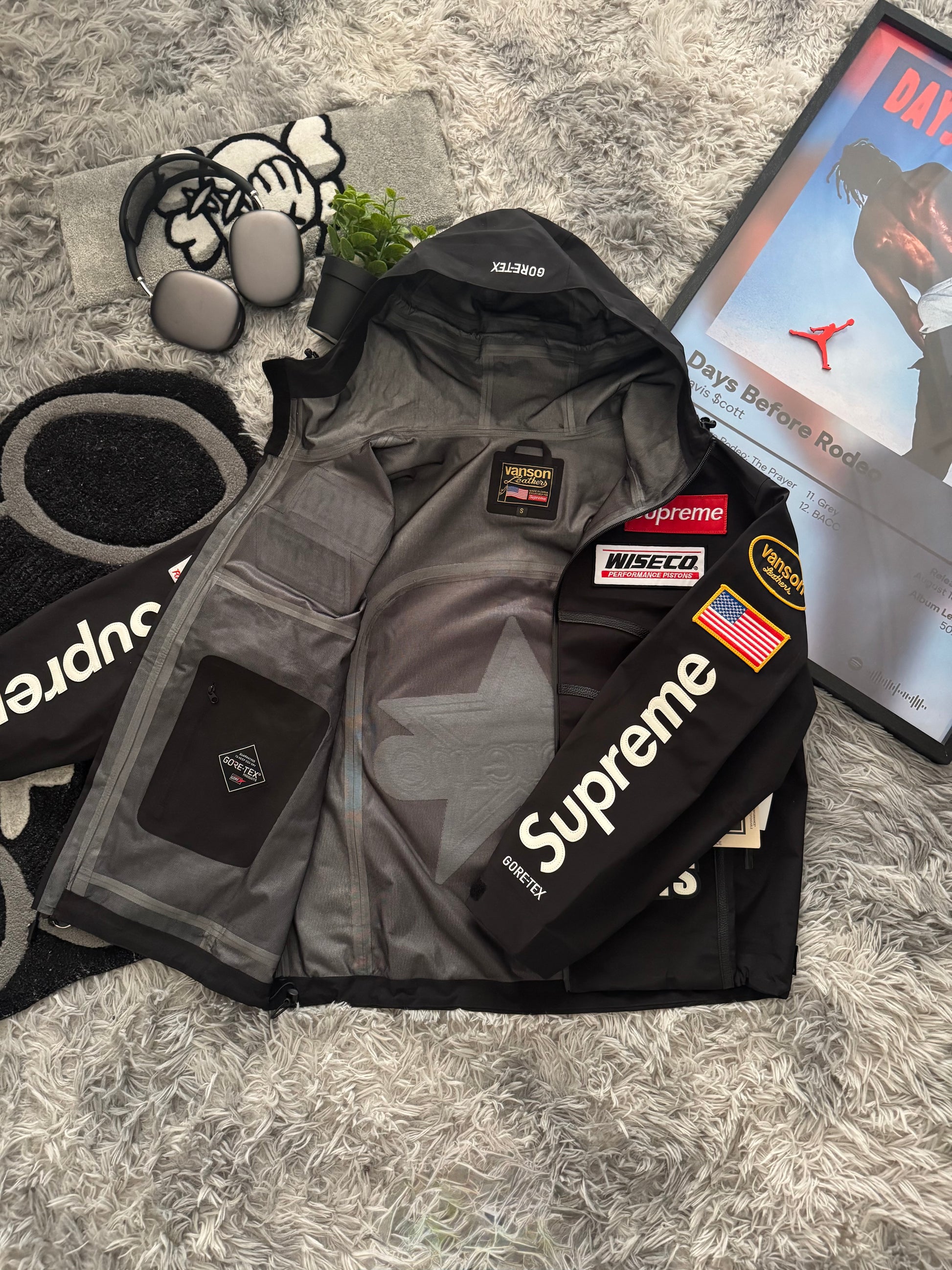 Veste Streetwear Noir-Edition Racing Premium⌚️