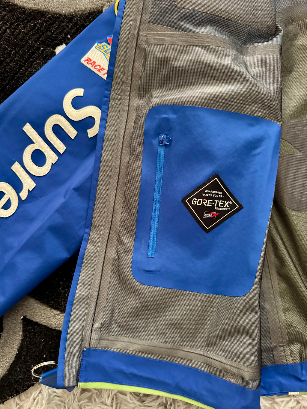 Veste Streetwear Bleu – Edition Racing Premium🌀