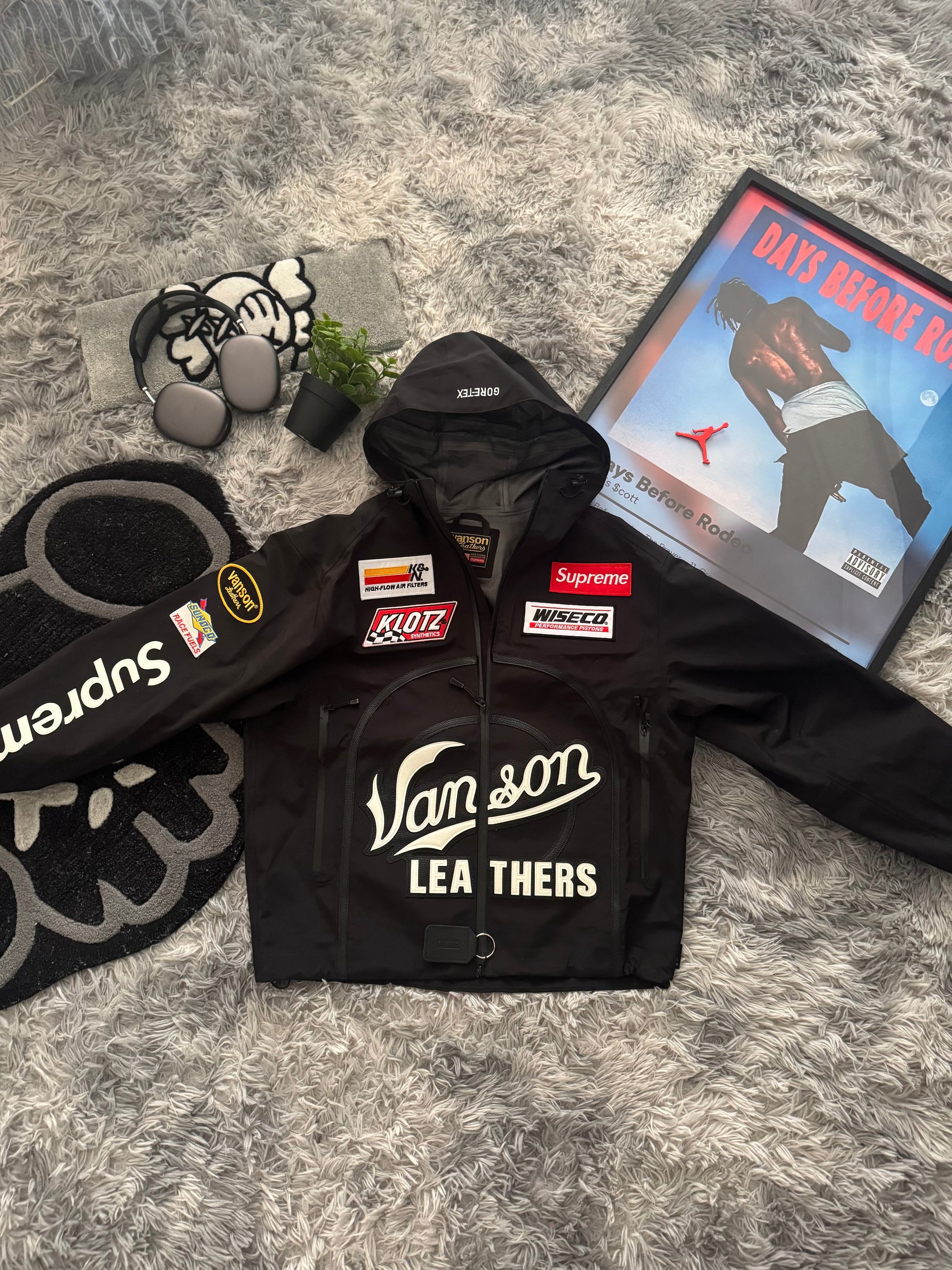 Veste Streetwear Noir-Edition Racing Premium⌚️