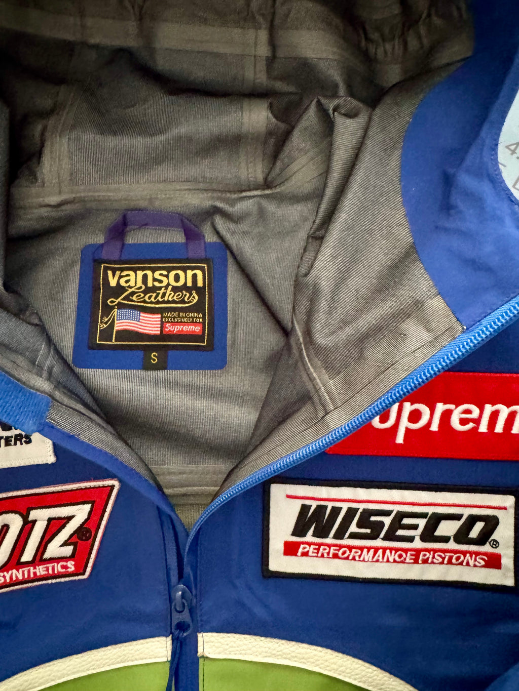 Veste Streetwear Bleu – Edition Racing Premium🌀